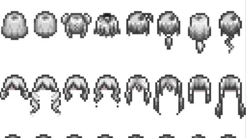 Yuriyuri&rsquo;s Hairstyles для Stardew Valley
