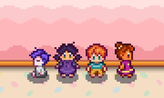 Babies Take After Spouse Plus New Toddler Hair and Clothes для Stardew Valley