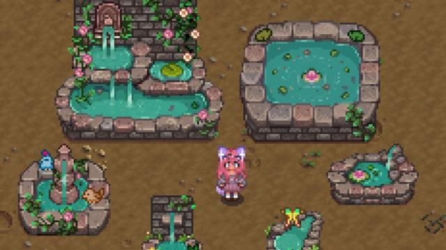 (AT) Muski's Recolor of HxW's Fairy Fountain Furniture for Stardew Valley