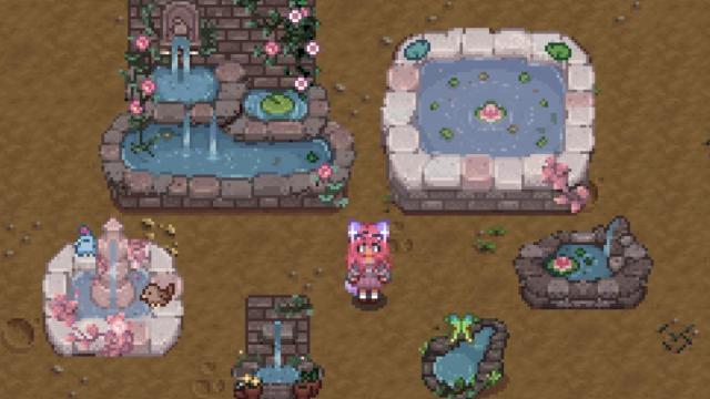 (AT) Muski's Recolor of HxW's Fairy Fountain Furniture for Stardew Valley