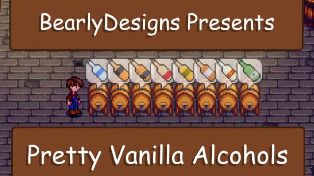 Pretty Vanilla Alcohol for Stardew Valley