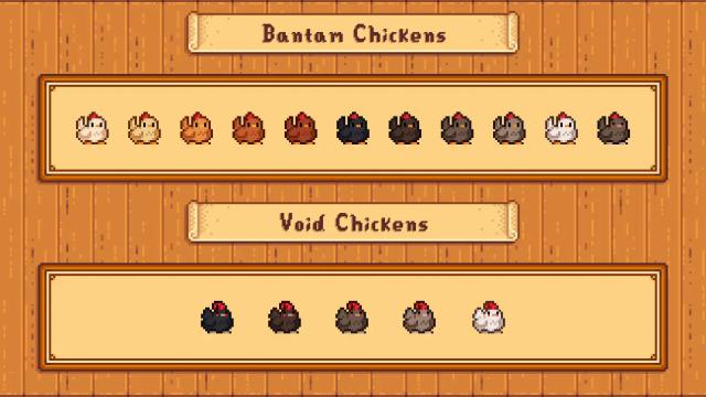 Elle's Cuter Coop Animals for Stardew Valley