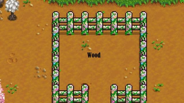 Cute Flower Fences for Stardew Valley