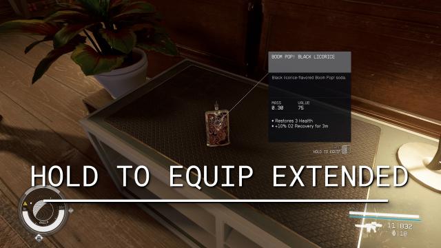 Hold To Equip Extended for Starfield