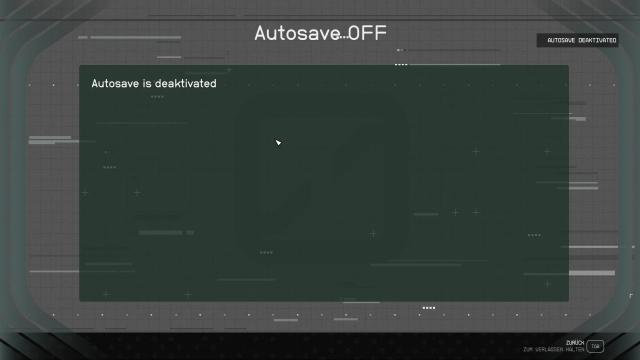 Autosave for Starfield