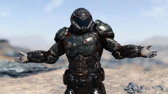 Doom Slayer Spacesuit для Starfield