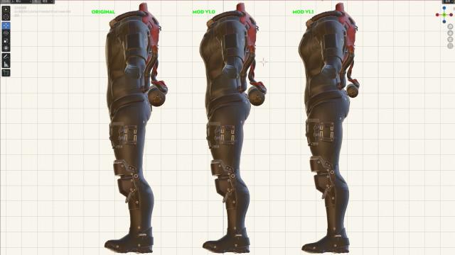 THICC Spacesuit UCmarine for Starfield