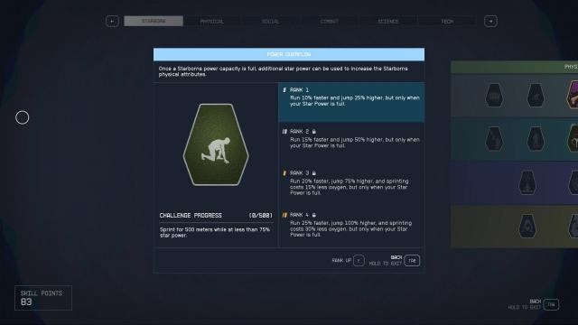 Starborn Perk Tree for Starfield