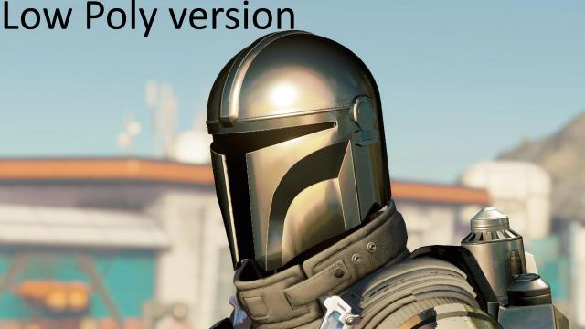 Mandalorian Helmet - High or Low poly для Starfield