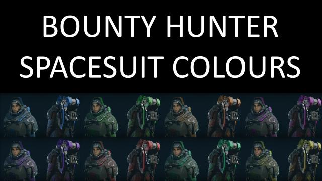 Bounty Hunter Spacesuit Colours