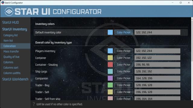 StarUI Configurator для Starfield