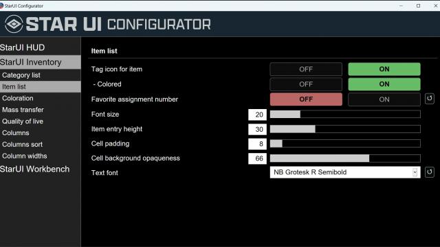 StarUI Configurator для Starfield
