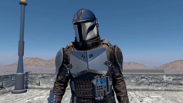 The Mandalorians Helmet and Jetpack for Starfield
