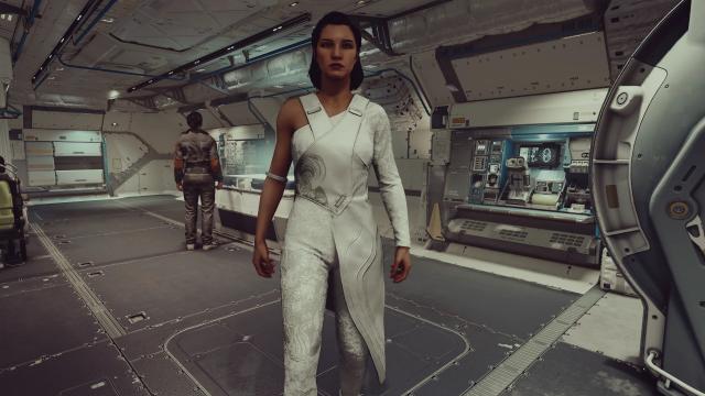 White Outfit for Andreja for Starfield