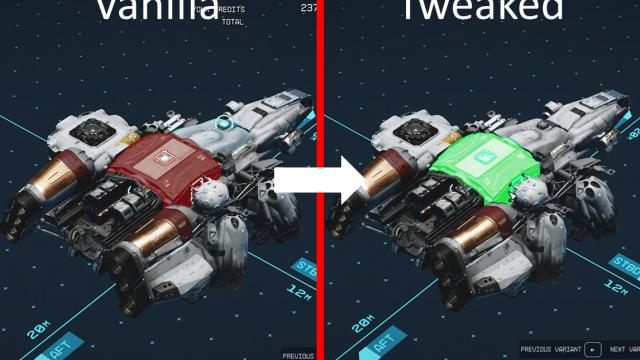 Ship Builder Tolerance Tweaks