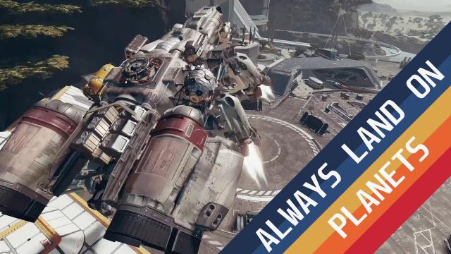 Always Land On Planets - Landing Animation
