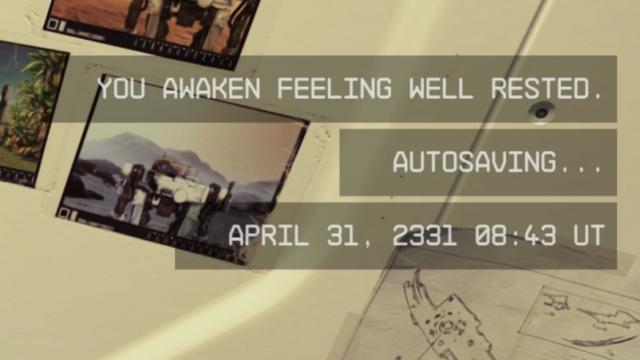 Show Date When Waking Up for Starfield