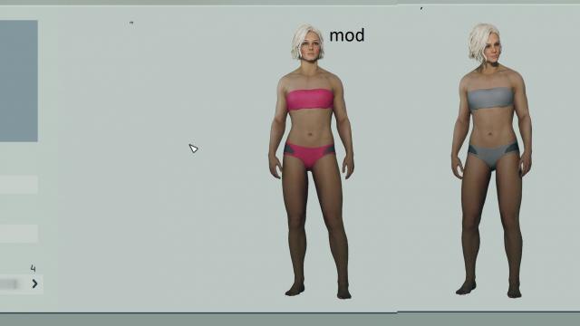 Recolored underwear for Starfield