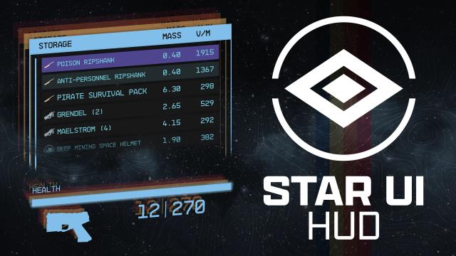 StarUI HUD for Starfield