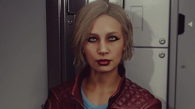 Sarah with make up