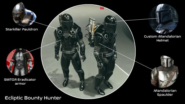 Hugin's Mandalorian Ecliptic Bounty Hunter Suit for Starfield