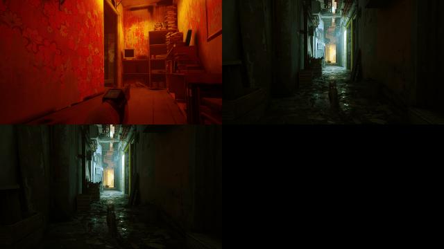 Splitscreen for Stray
