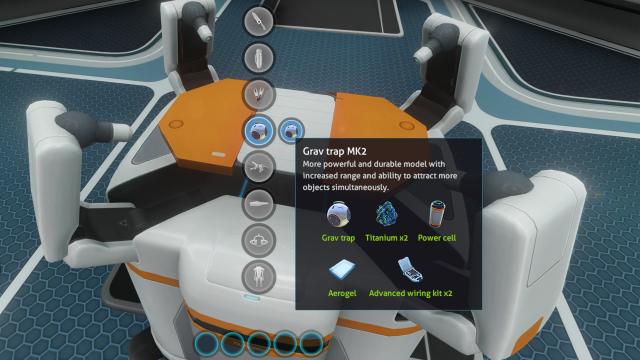 -  Grav Trap Improved for Subnautica