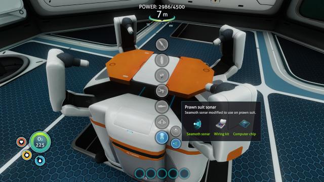 Гидролокатор для КРАБа / Prawn Suit Sonar Module для Subnautica