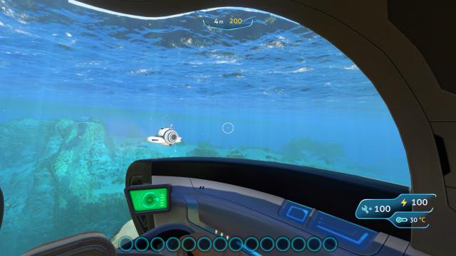 Свободный обзор внутри транспорта / FreeLook для Subnautica