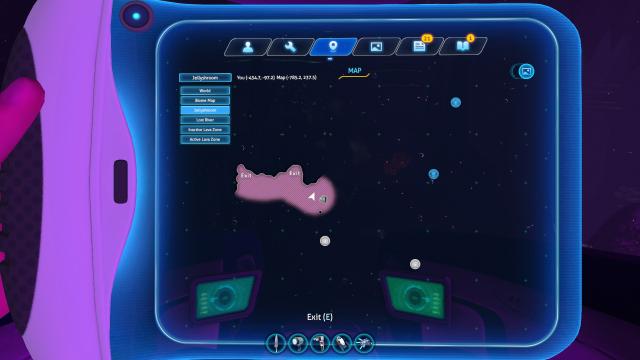 Map for Subnautica