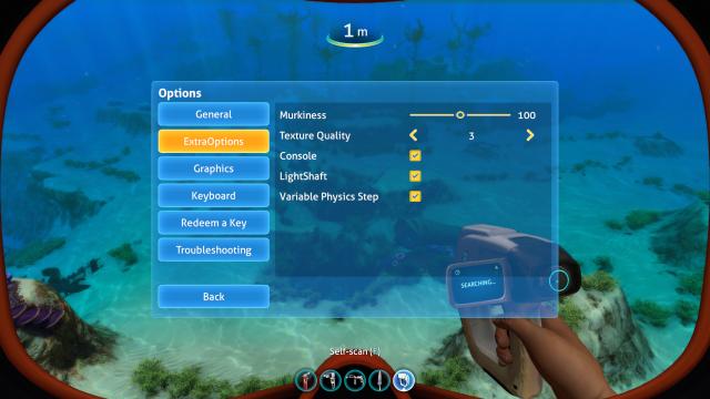 ExtraOptions for Subnautica