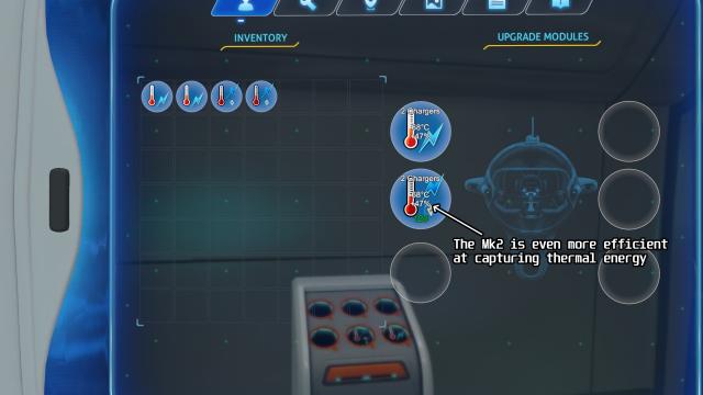 Cyclops Thermal Upgrades for Subnautica