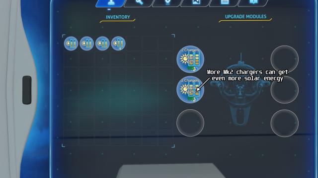 Cyclops Solar Upgrades for Subnautica