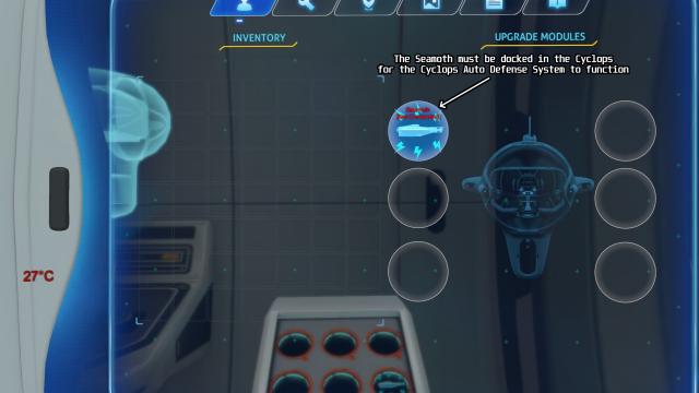 Cyclops Auto Zappers for Subnautica