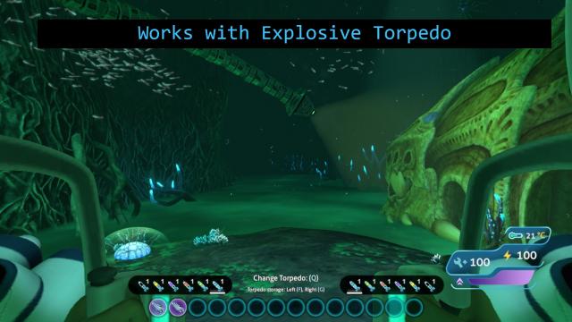Prawn Suit Torpedo Display for Subnautica
