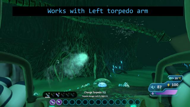 Prawn Suit Torpedo Display for Subnautica
