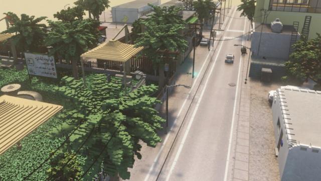 Город Накхил / Al Nakheel town