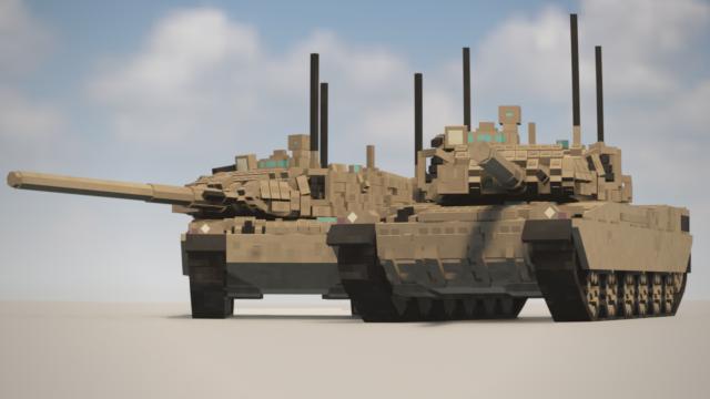 [TABS] Char de Combat Principal AMX-40 для Teardown
