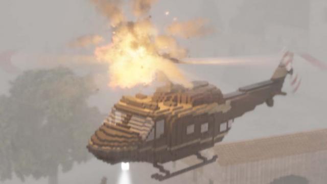 Разрушаемый вертолет / Destructible Helicopter