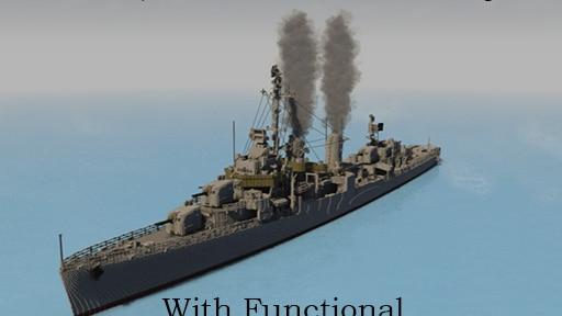 [CHW]USS Kidd(DD-661) Fletcher Class Destroyer