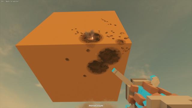 Зруйнований куб / Destructible cube для Teardown