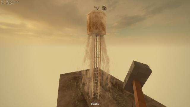 Realistic Water Tower for Teardown