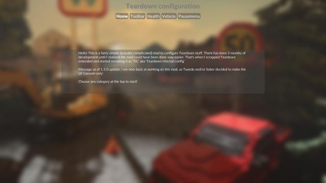 Better old HUD (1.4 UI) for Teardown