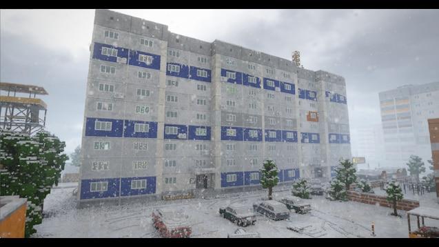 Russian Town 3: Winter для Teardown