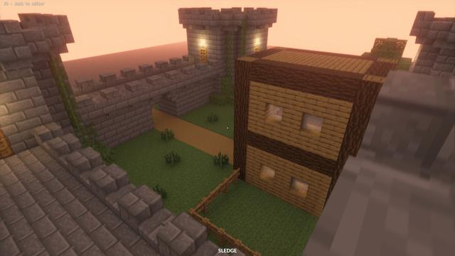 Маленький замок / Small Minecraft Castle