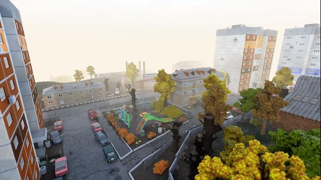 Russian Town 4 Sandbox для Teardown