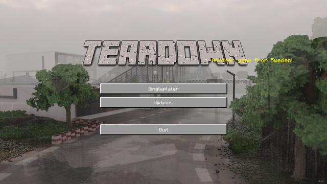 Minecraft UI для Teardown