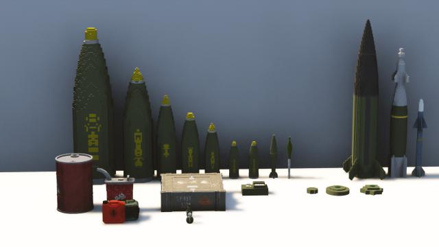 [CHW]TABS Explosives Pack(With Flying Projectiles) для Teardown
