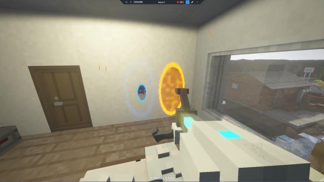 Портальная пушка / Portal Gun mod