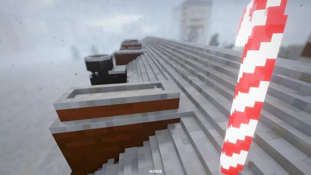 Candy Cane Sledge